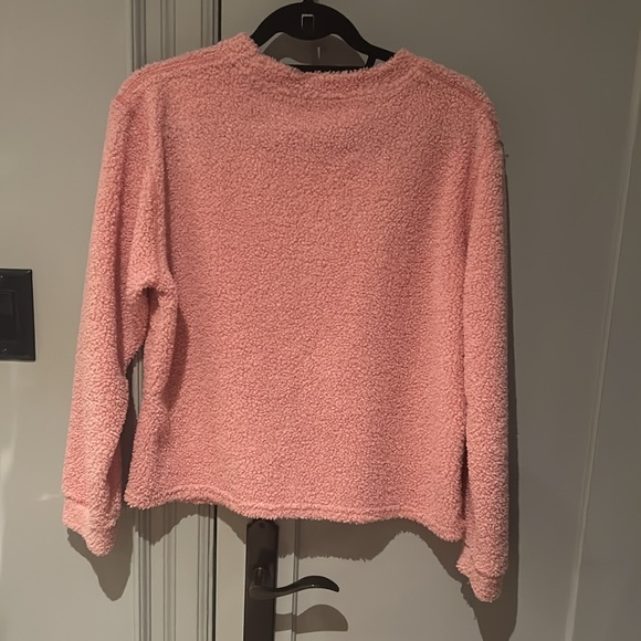 SET of 2️⃣ - ASOS Women's Fleece Lounge Sweatshirt & Sweatpant in Pink￨Size 6 - Picture 7 of 14